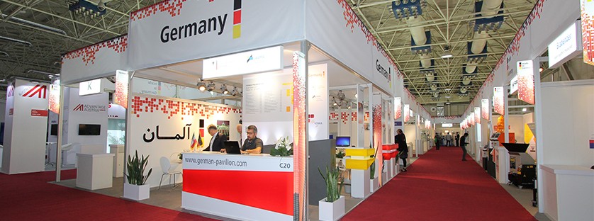 german pavilion in iranplast 